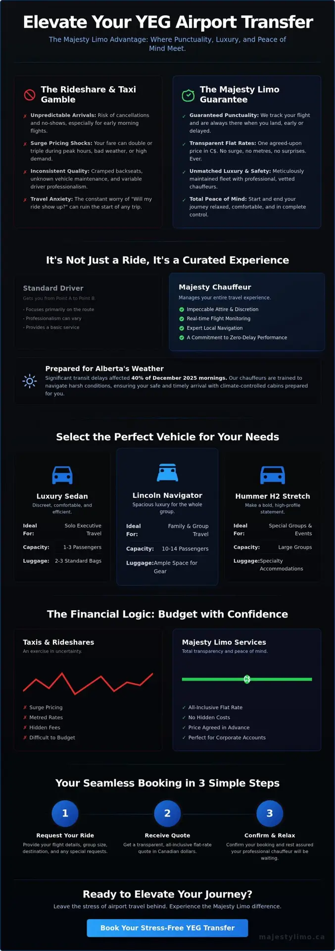 Premium Airport Limo Service: The Ultimate Guide to Edmonton International (YEG) Transfers